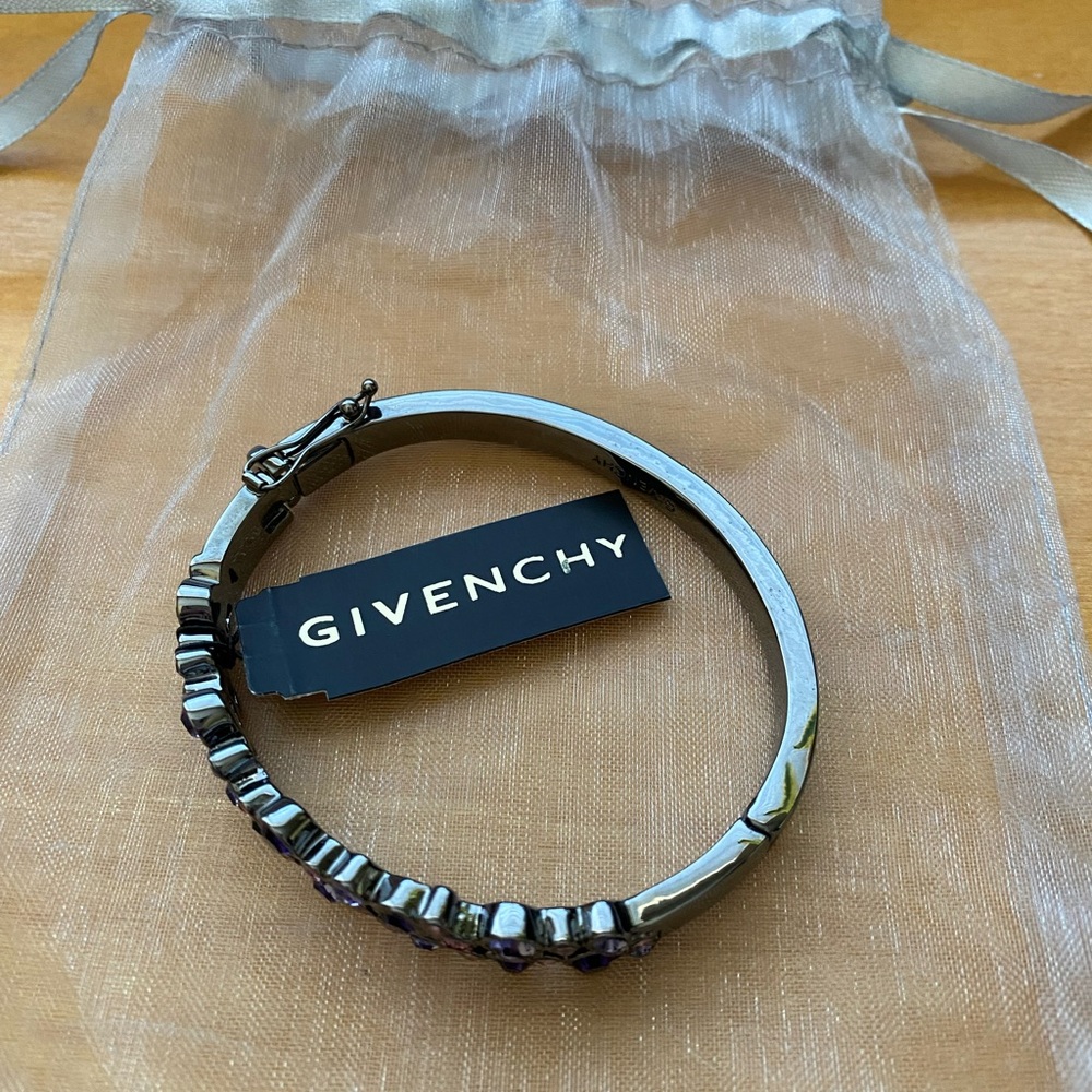 Givenchy | Bracelet with purple and pink accent stones NWT